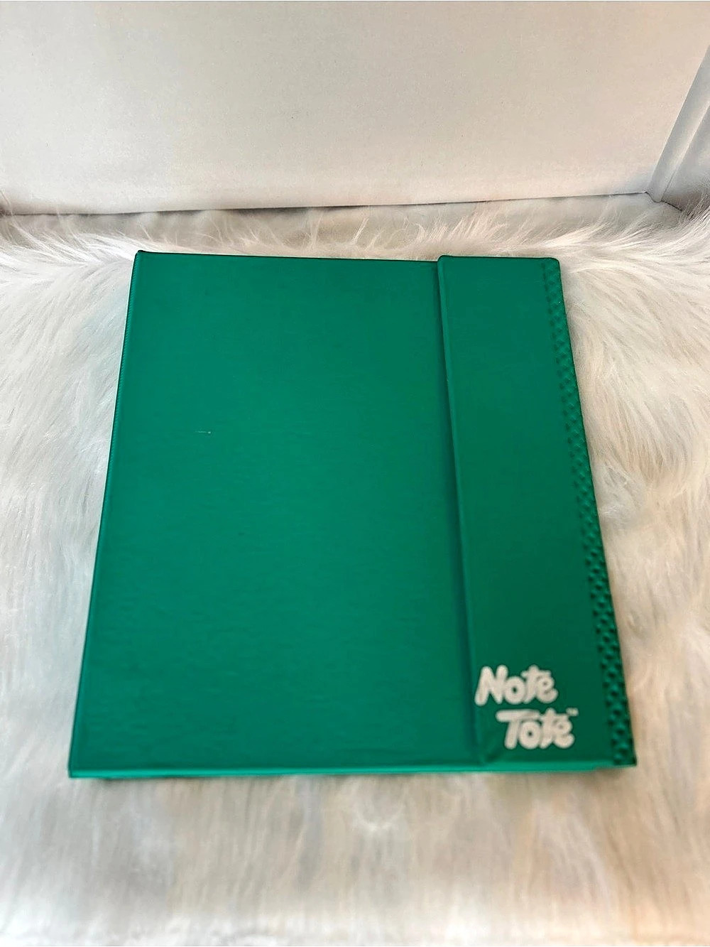 Retro 1980’s Note Tote Green Binder Organizer